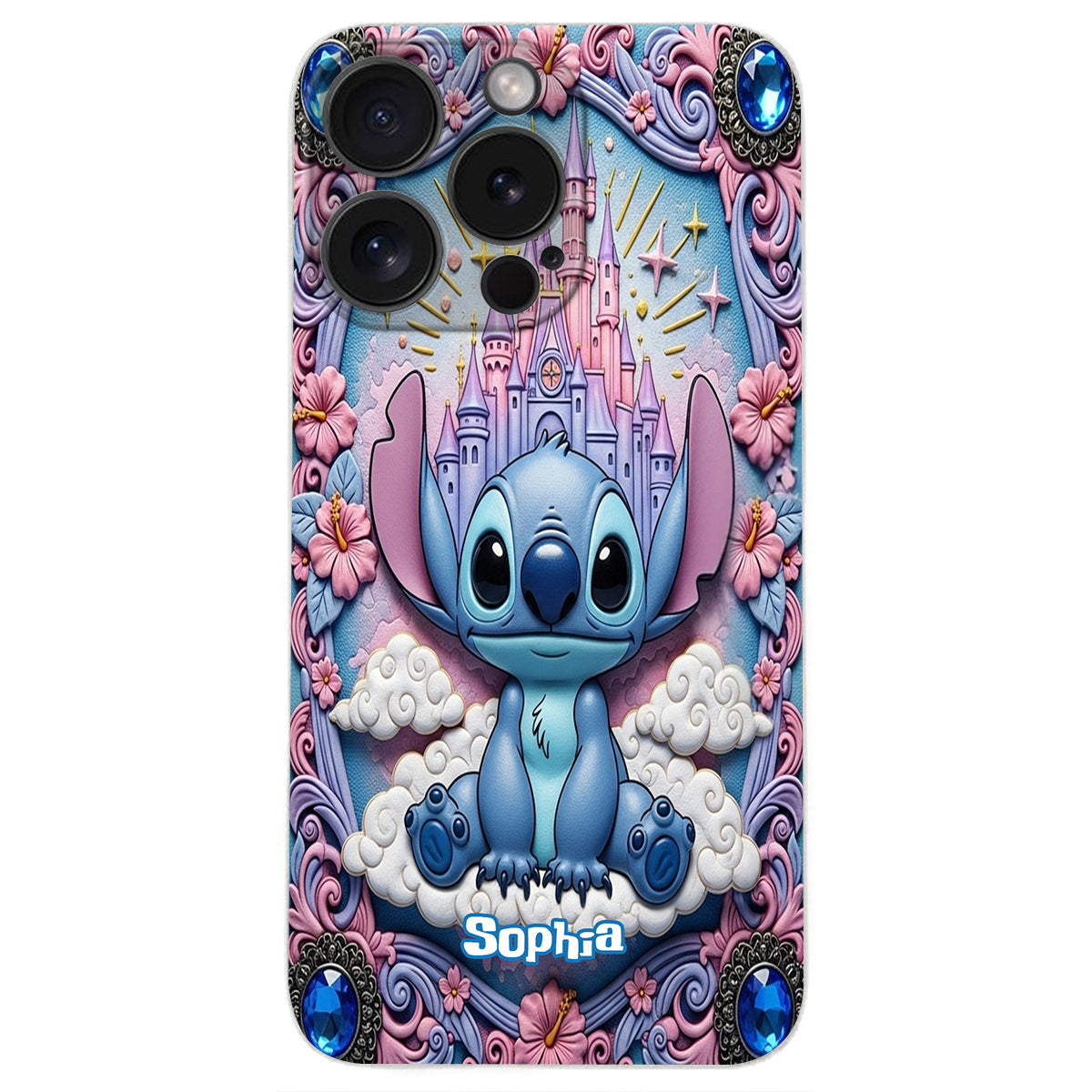 Blue Ohana - Personalized Ohana Leather Phone Case