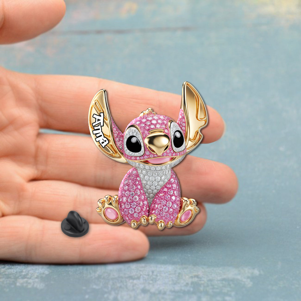 Blue Ohana - Personalized Ohana Pin