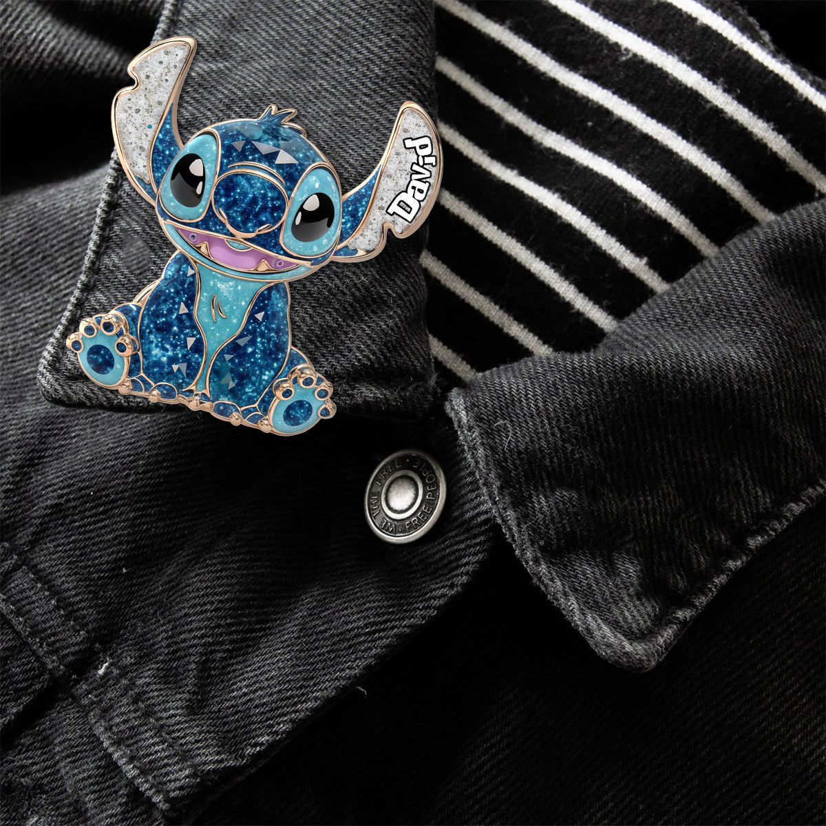 Blue Ohana - Personalized Ohana Pin