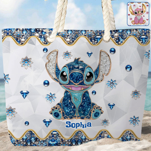 Blue Ohana - Personalized Ohana Beach Bag