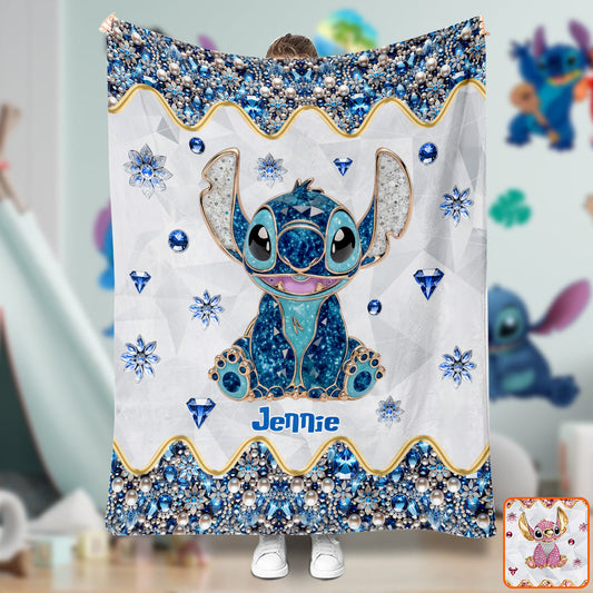 Blue Ohana - Personalized Ohana Blanket