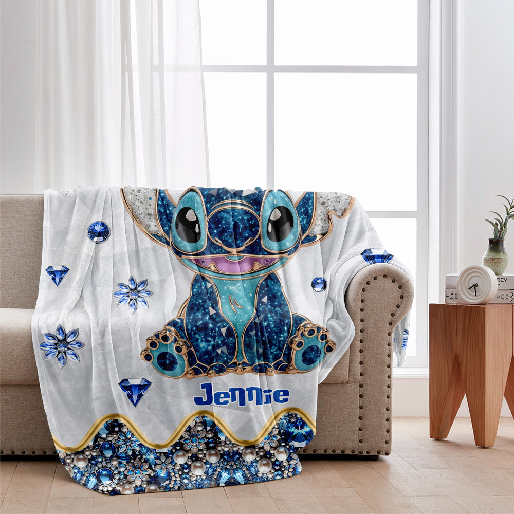 Blue Ohana - Personalized Ohana Blanket