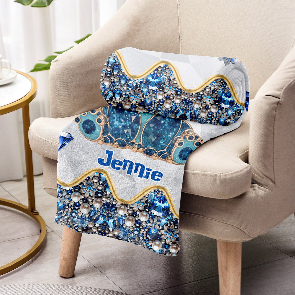 Blue Ohana - Personalized Ohana Blanket