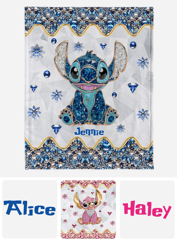 Blue Ohana - Personalized Ohana Blanket