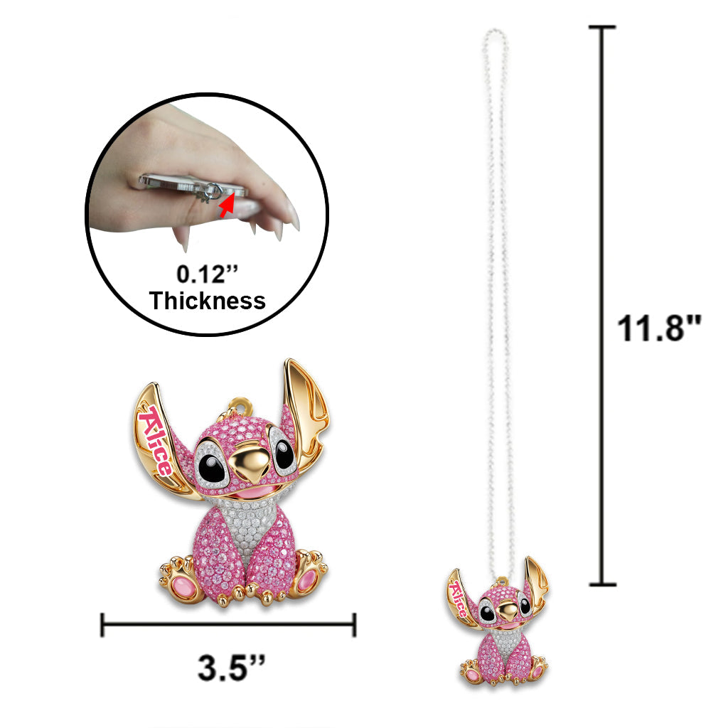 Blue Ohana - Personalized Ohana Car Ornament