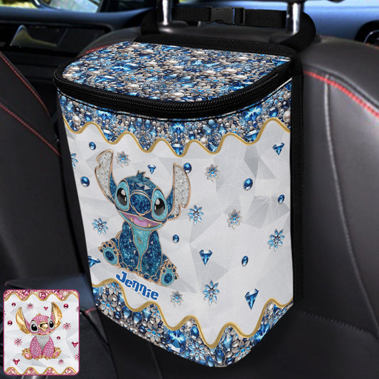 Blue Ohana - Personalized Ohana Portable Car Trash Can/ Organizer