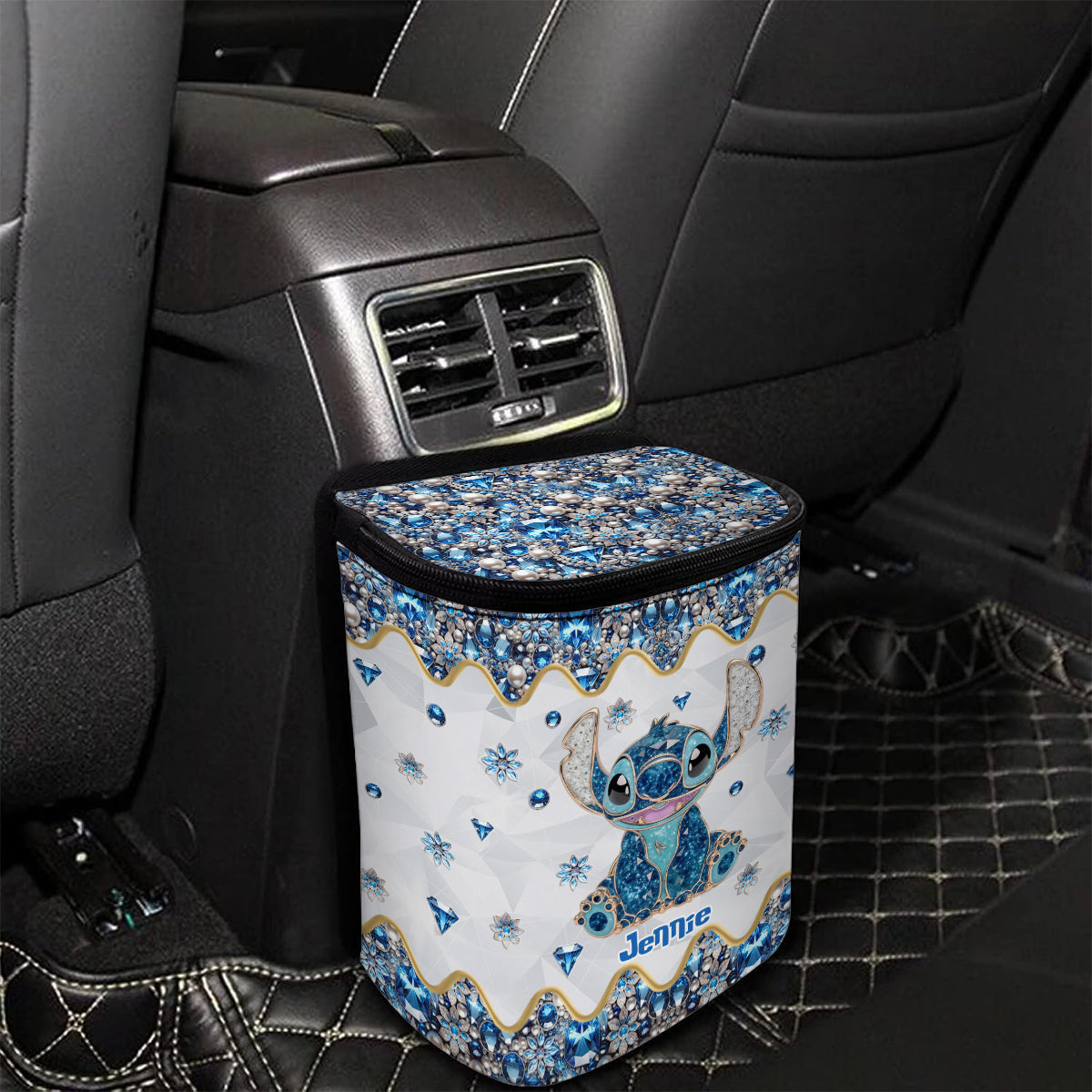 Blue Ohana - Personalized Ohana Portable Car Trash Can/ Organizer