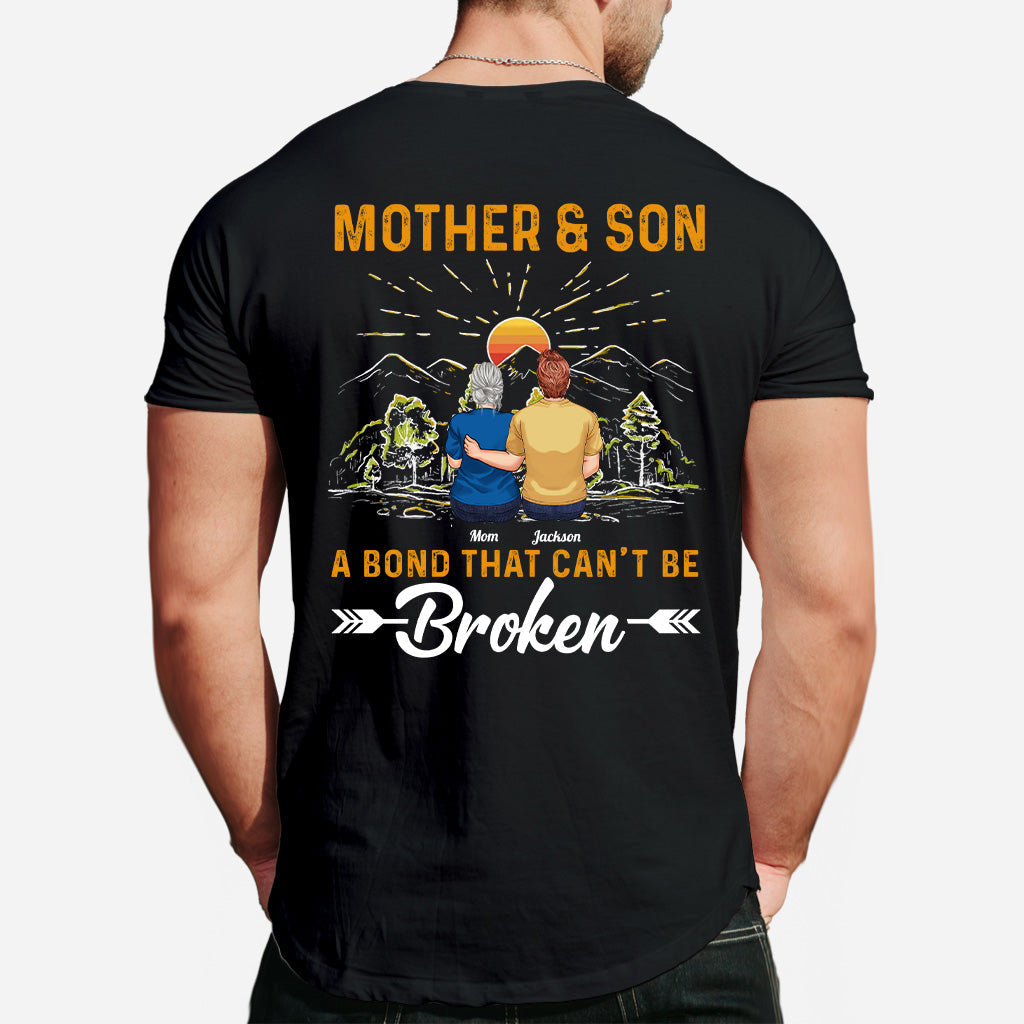 Mother & Son A Bond That Can't Be Broken - Personalized Mother T-shirt And Hoodie