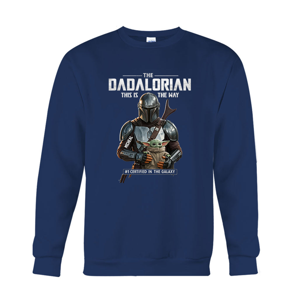 Dadalorian This Is The Way - Personalized The Force T-shirt And Hoodie