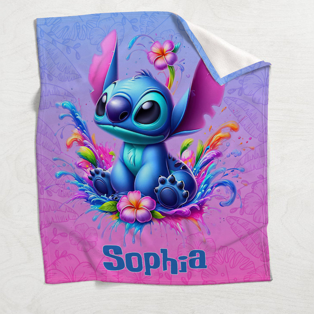 Blue Ohana - Personalized Ohana Blanket
