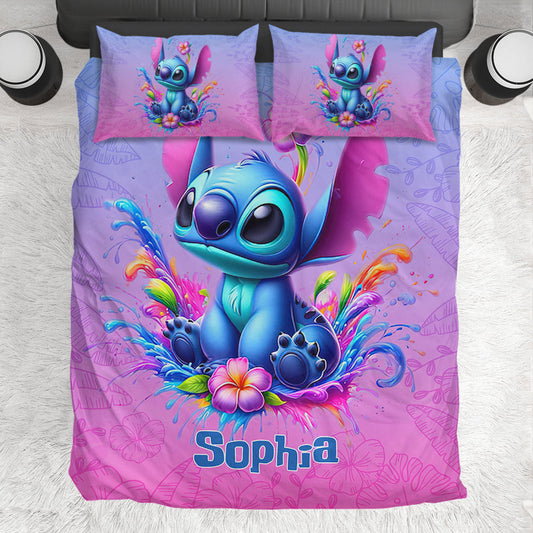 Blue Ohana - Personalized Ohana Bedding Set