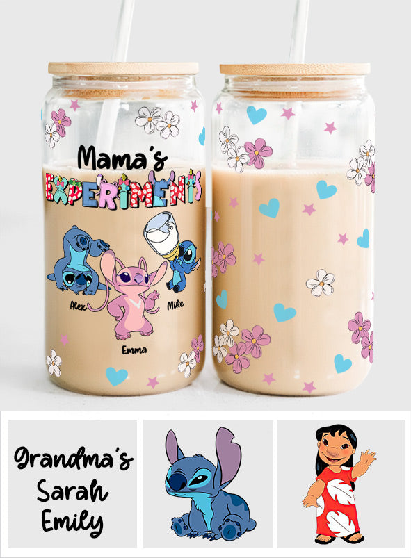 Mama's Experiments - Personalized Mother Can Glass