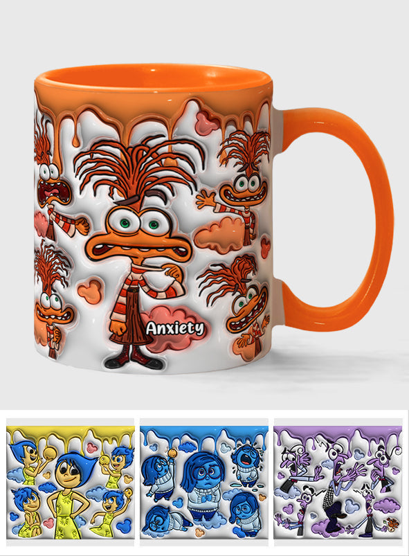 It's Ok To Feel All The Feels - Personalized Accent Mug