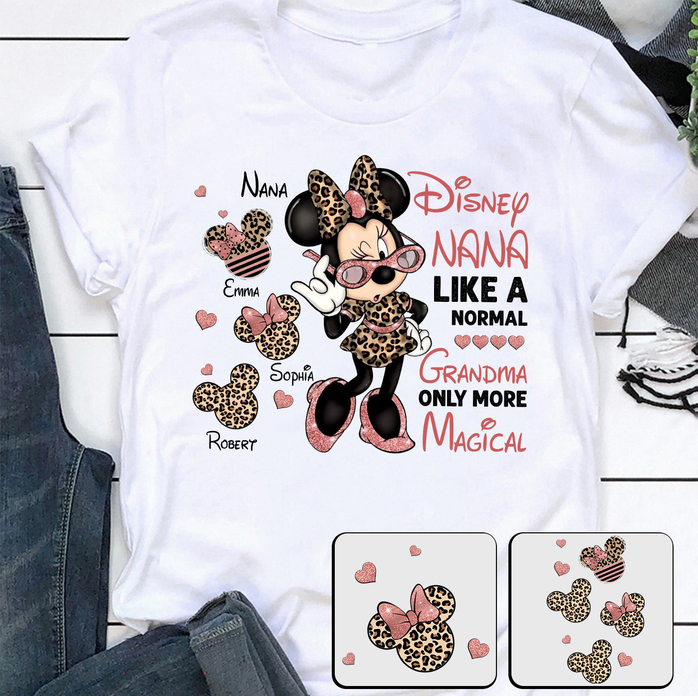 Like A Normal Grandma Only More Magical - Personalized Grandma T-shirt And Hoodie