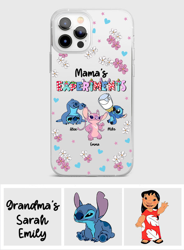 Mama's Experiments - Personalized Mother Clear Phone Case