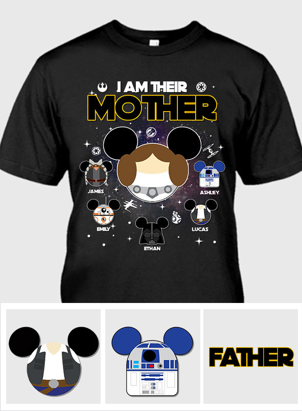 I Am Their Mother Any Title - Personalized Mother T-shirt And Hoodie