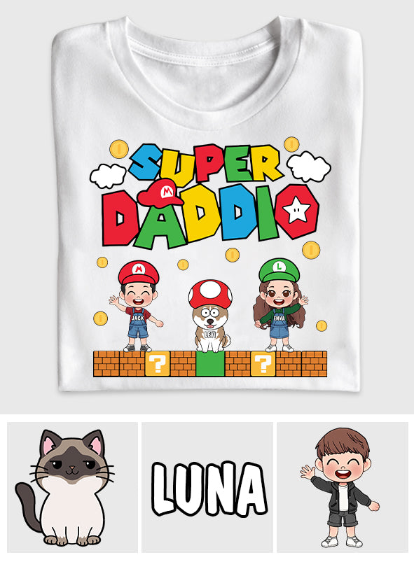 Super Mommy/ Daddy - Personalized Super Plumber T-shirt And Hoodie