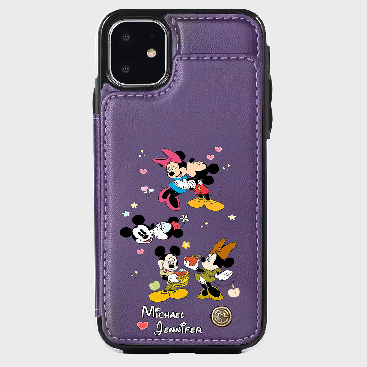 Big Ears Duo - Personalized Mouse Wallet Phone Case