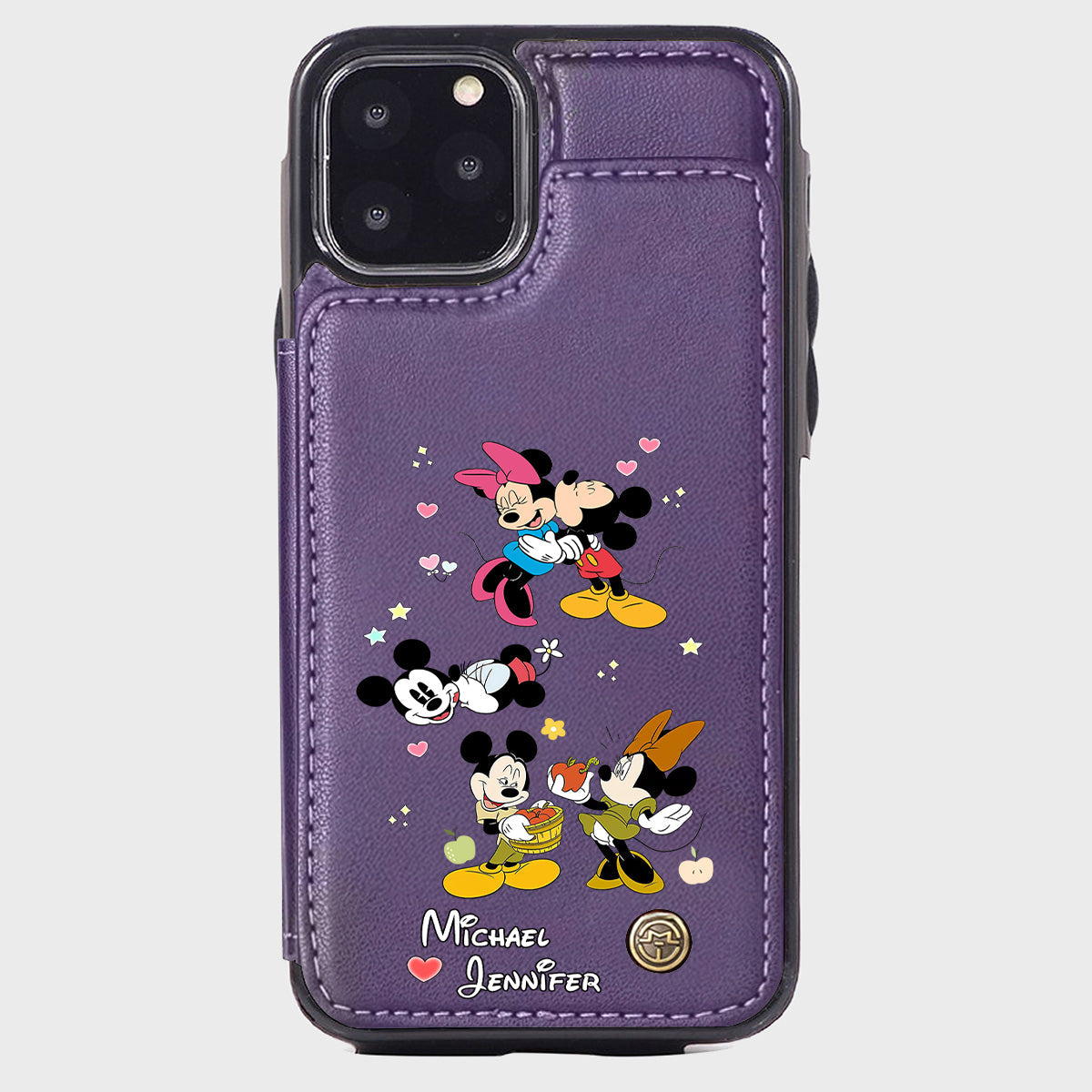 Big Ears Duo - Personalized Mouse Wallet Phone Case