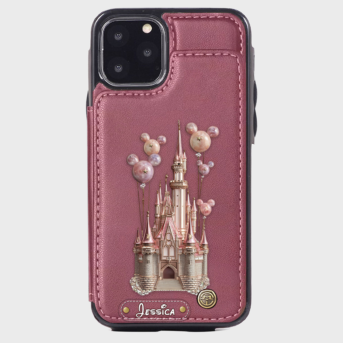 Believe In Magic - Personalized Mouse Wallet Phone Case