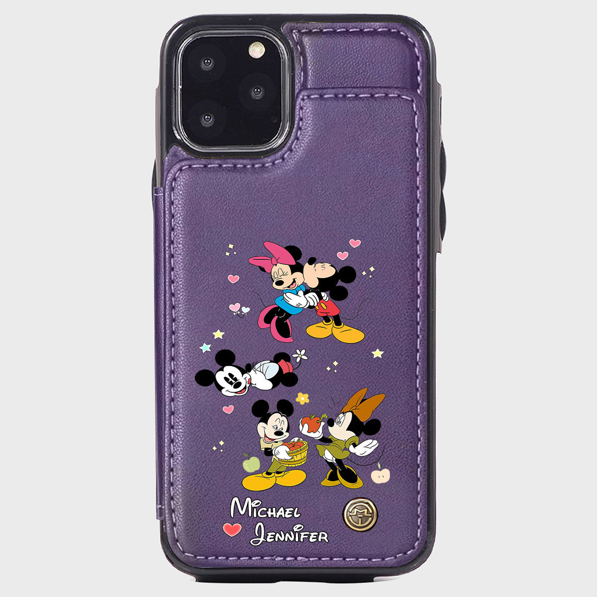 Big Ears Duo - Personalized Mouse Wallet Phone Case