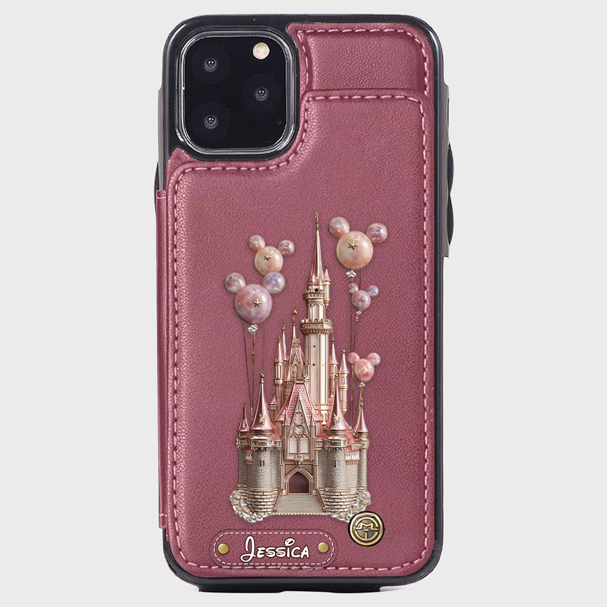 Believe In Magic - Personalized Mouse Wallet Phone Case