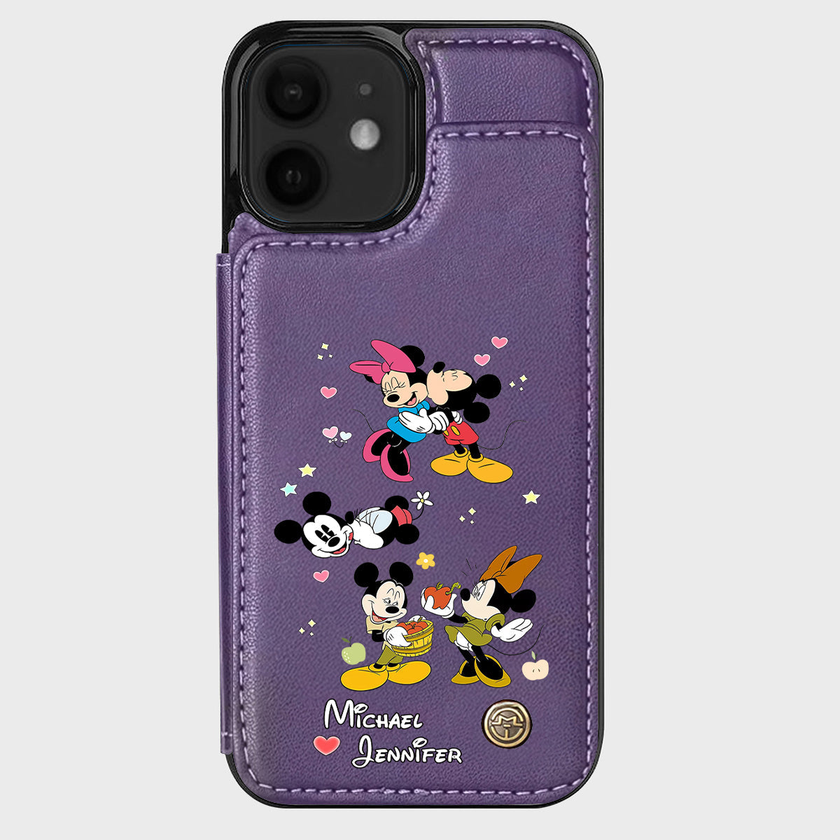 Big Ears Duo - Personalized Mouse Wallet Phone Case