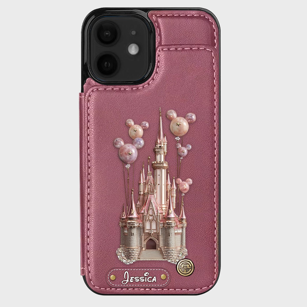 Believe In Magic - Personalized Mouse Wallet Phone Case