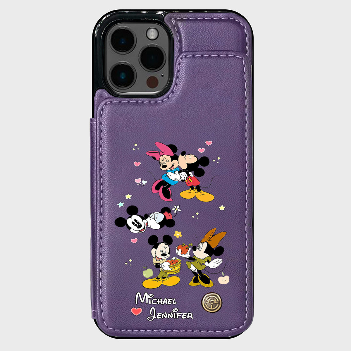 Big Ears Duo - Personalized Mouse Wallet Phone Case