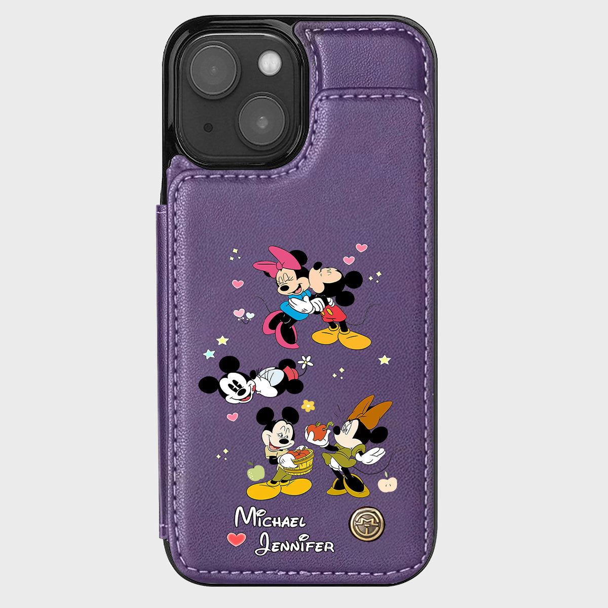 Big Ears Duo - Personalized Mouse Wallet Phone Case