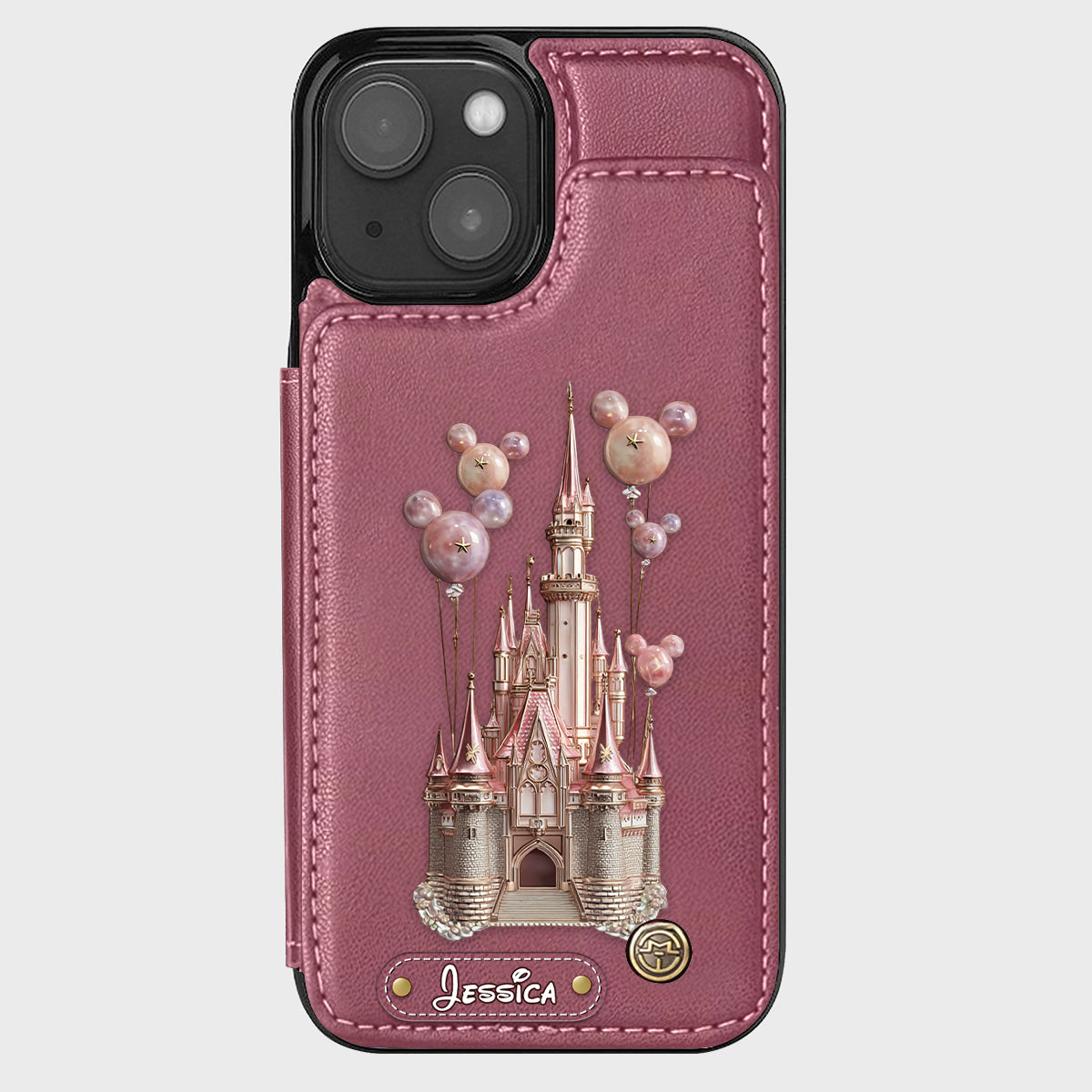 Believe In Magic - Personalized Mouse Wallet Phone Case