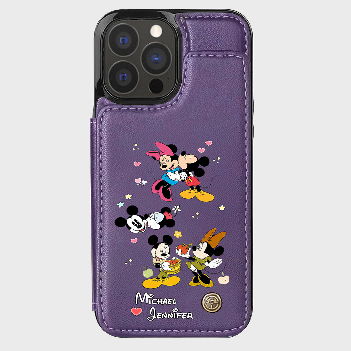 Big Ears Duo - Personalized Mouse Wallet Phone Case