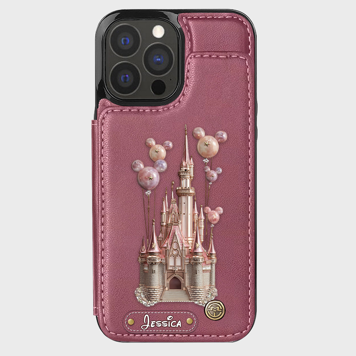 Believe In Magic - Personalized Mouse Wallet Phone Case