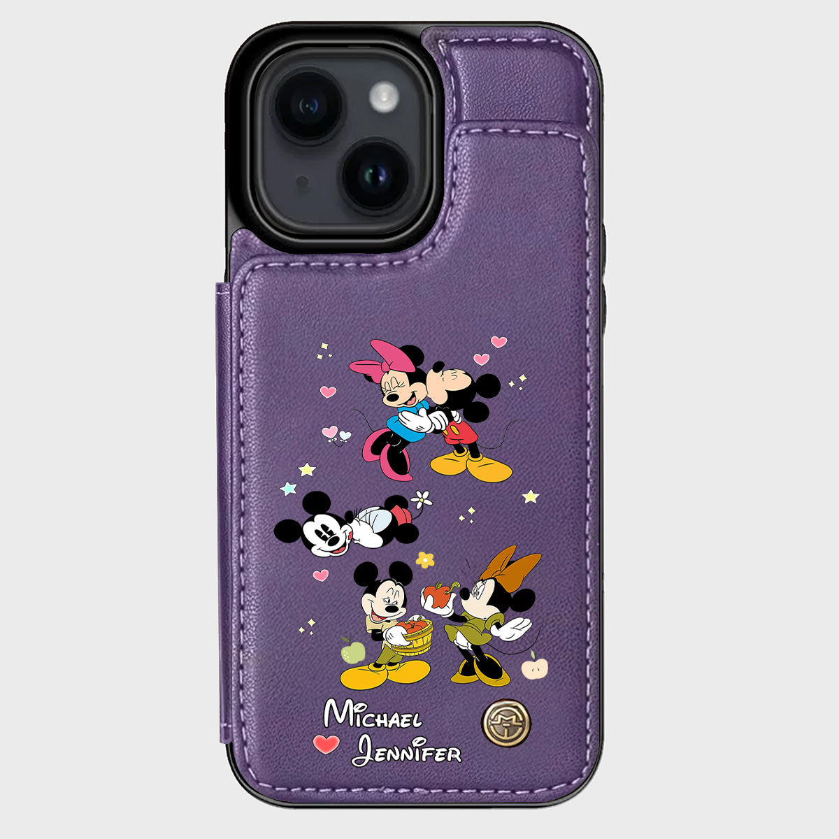 Big Ears Duo - Personalized Mouse Wallet Phone Case