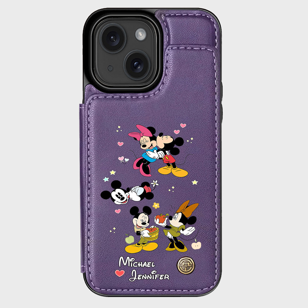 Big Ears Duo - Personalized Mouse Wallet Phone Case