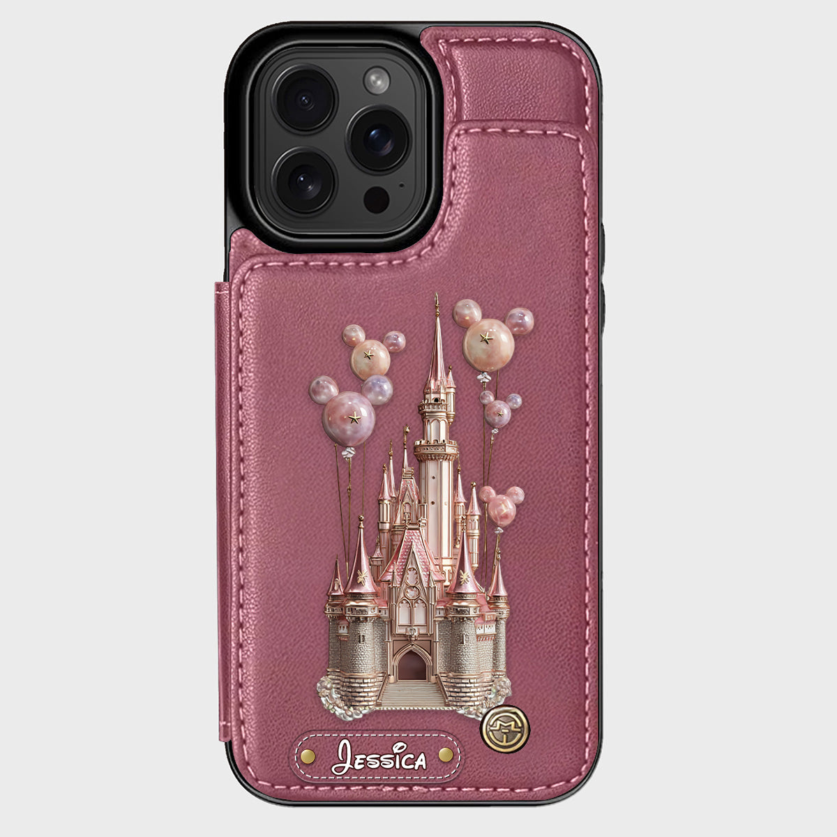 Believe In Magic - Personalized Mouse Wallet Phone Case