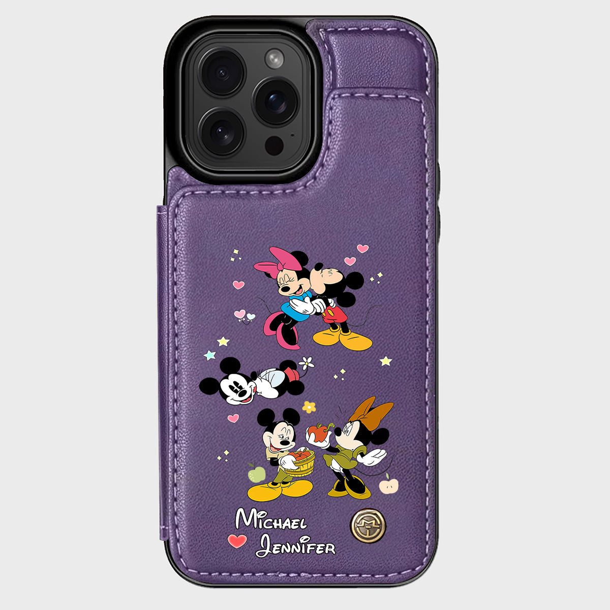 Big Ears Duo - Personalized Mouse Wallet Phone Case