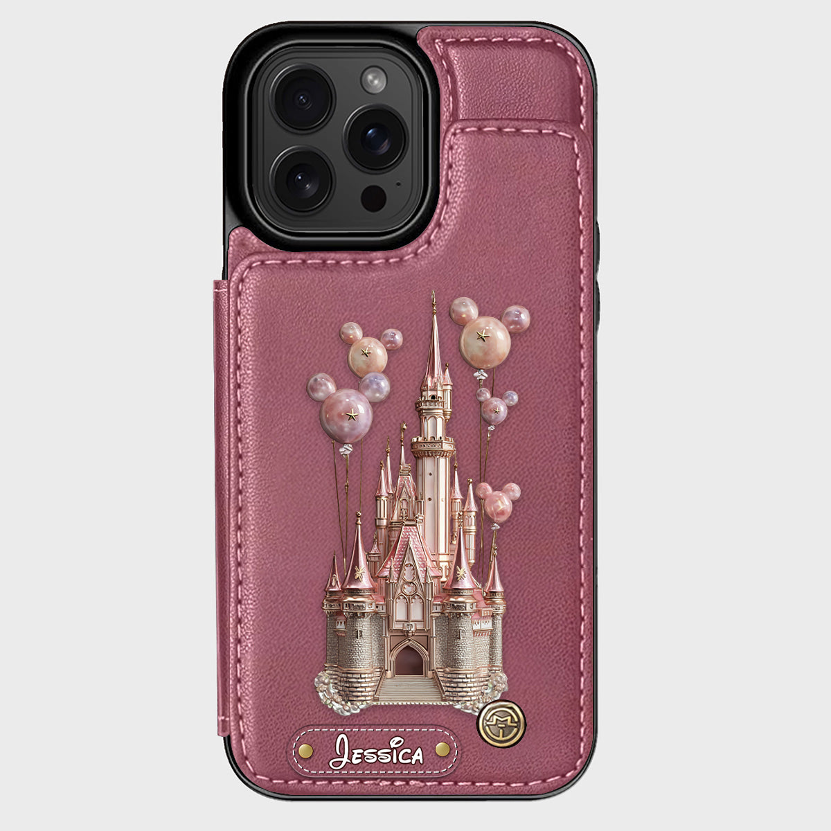 Believe In Magic - Personalized Mouse Wallet Phone Case