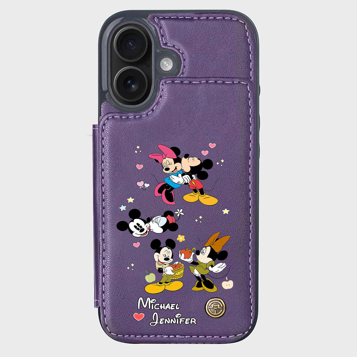 Big Ears Duo - Personalized Mouse Wallet Phone Case