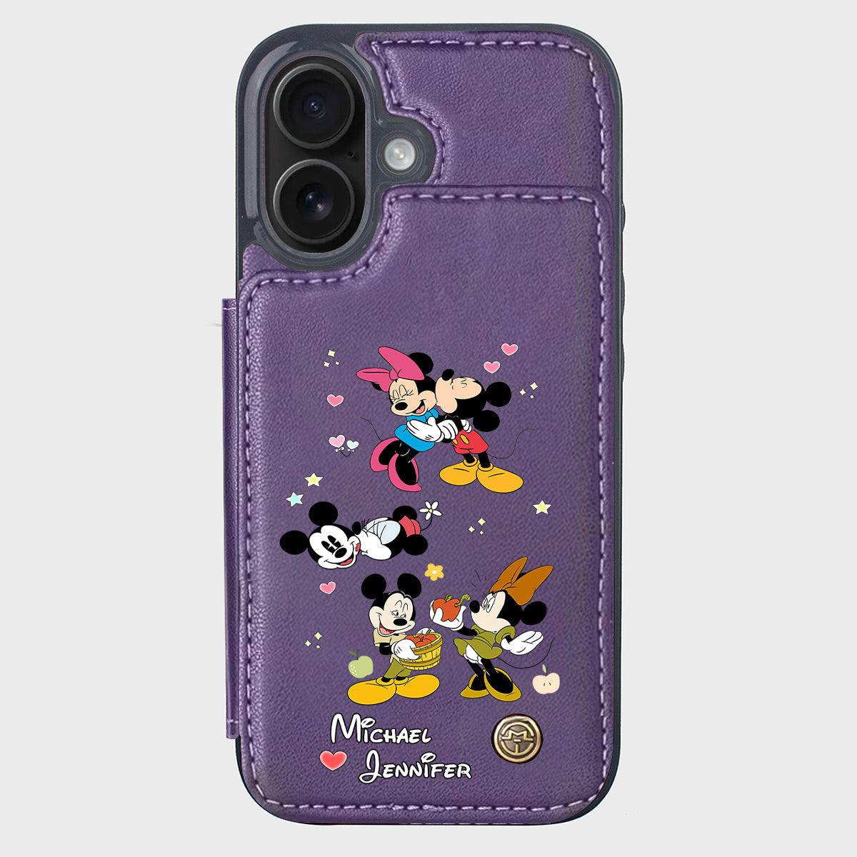 Big Ears Duo - Personalized Mouse Wallet Phone Case