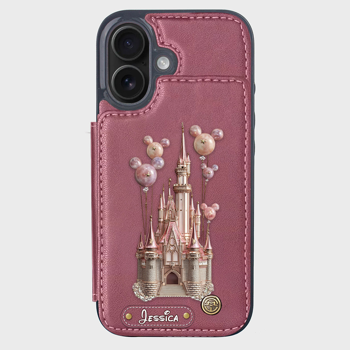 Believe In Magic - Personalized Mouse Wallet Phone Case