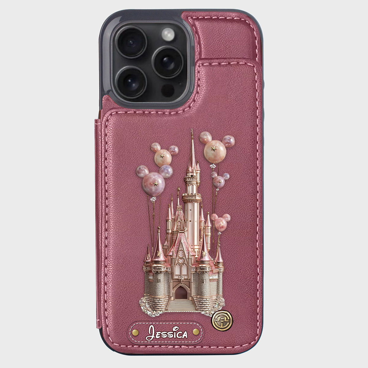 Believe In Magic - Personalized Mouse Wallet Phone Case