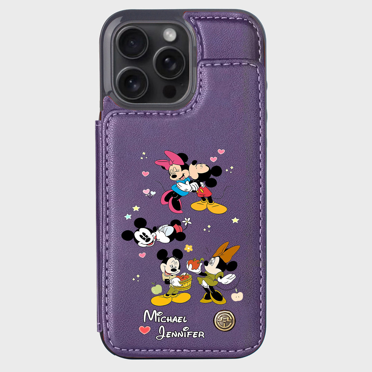 Big Ears Duo - Personalized Mouse Wallet Phone Case