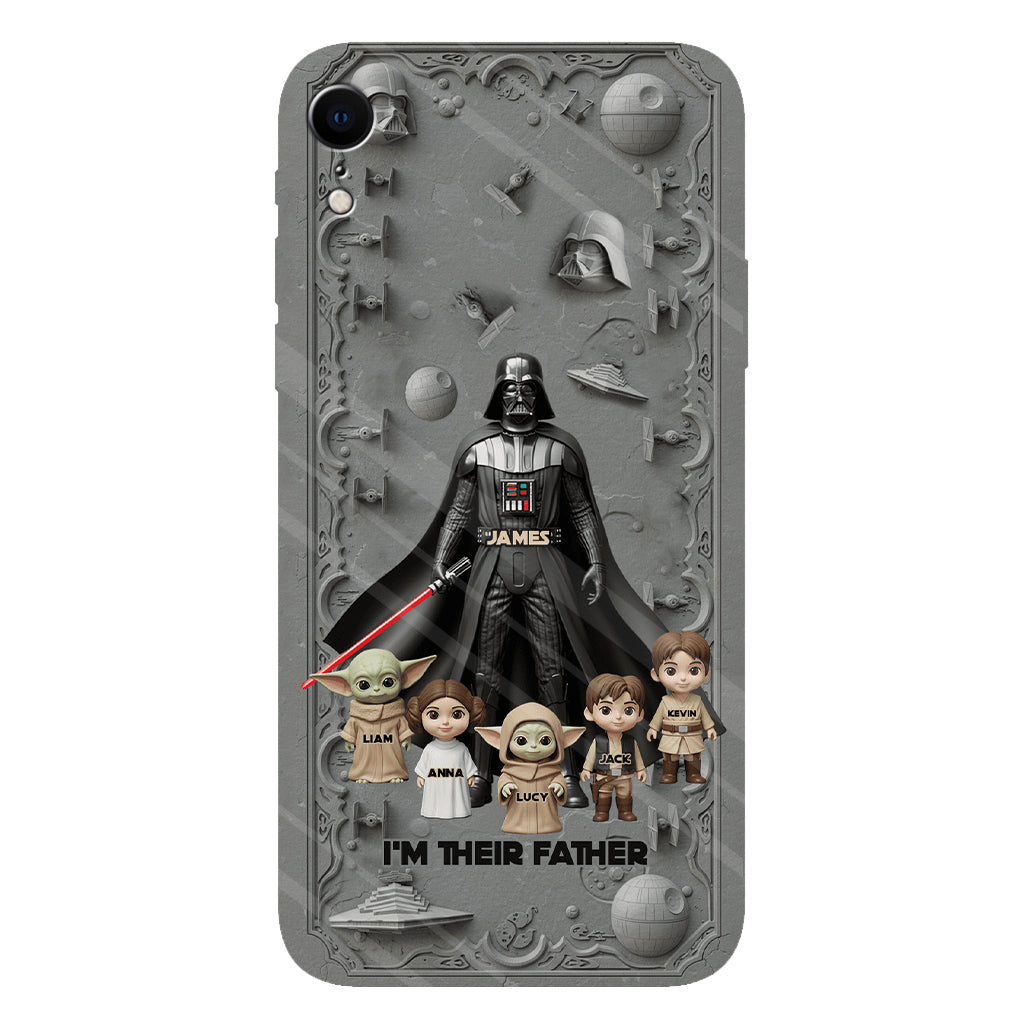 Best Dad In The Galaxy - Personalized The Force Full Print Phone Case