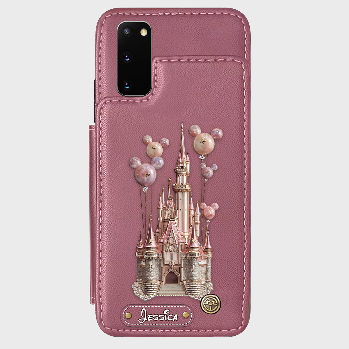 Believe In Magic - Personalized Mouse Wallet Phone Case