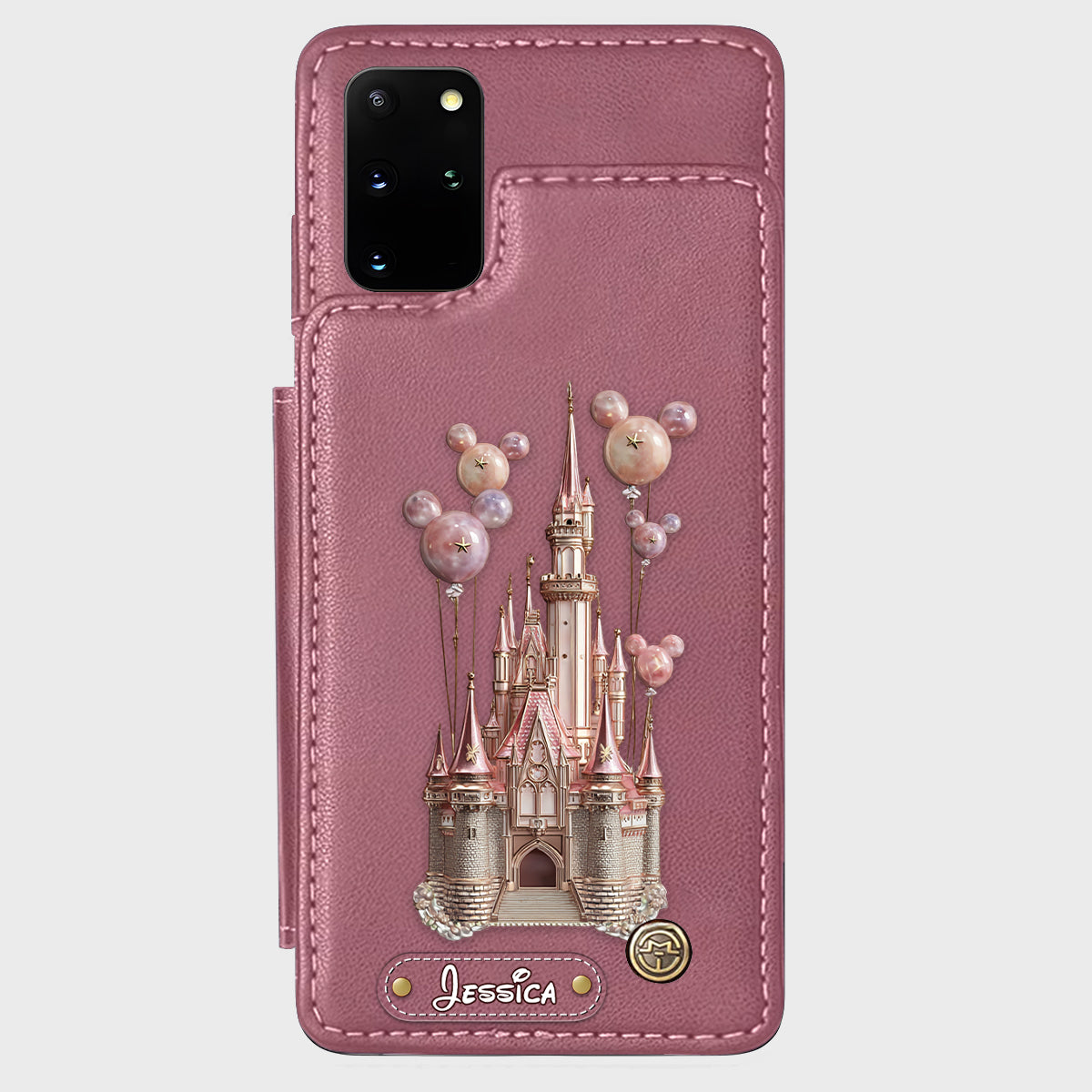 Believe In Magic - Personalized Mouse Wallet Phone Case