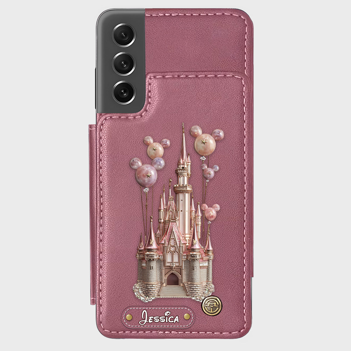Believe In Magic - Personalized Mouse Wallet Phone Case