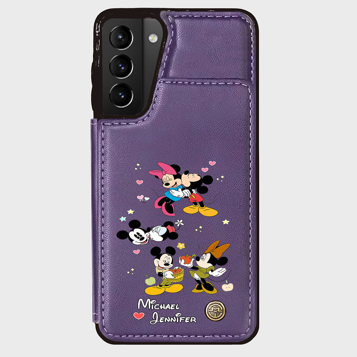 Big Ears Duo - Personalized Mouse Wallet Phone Case