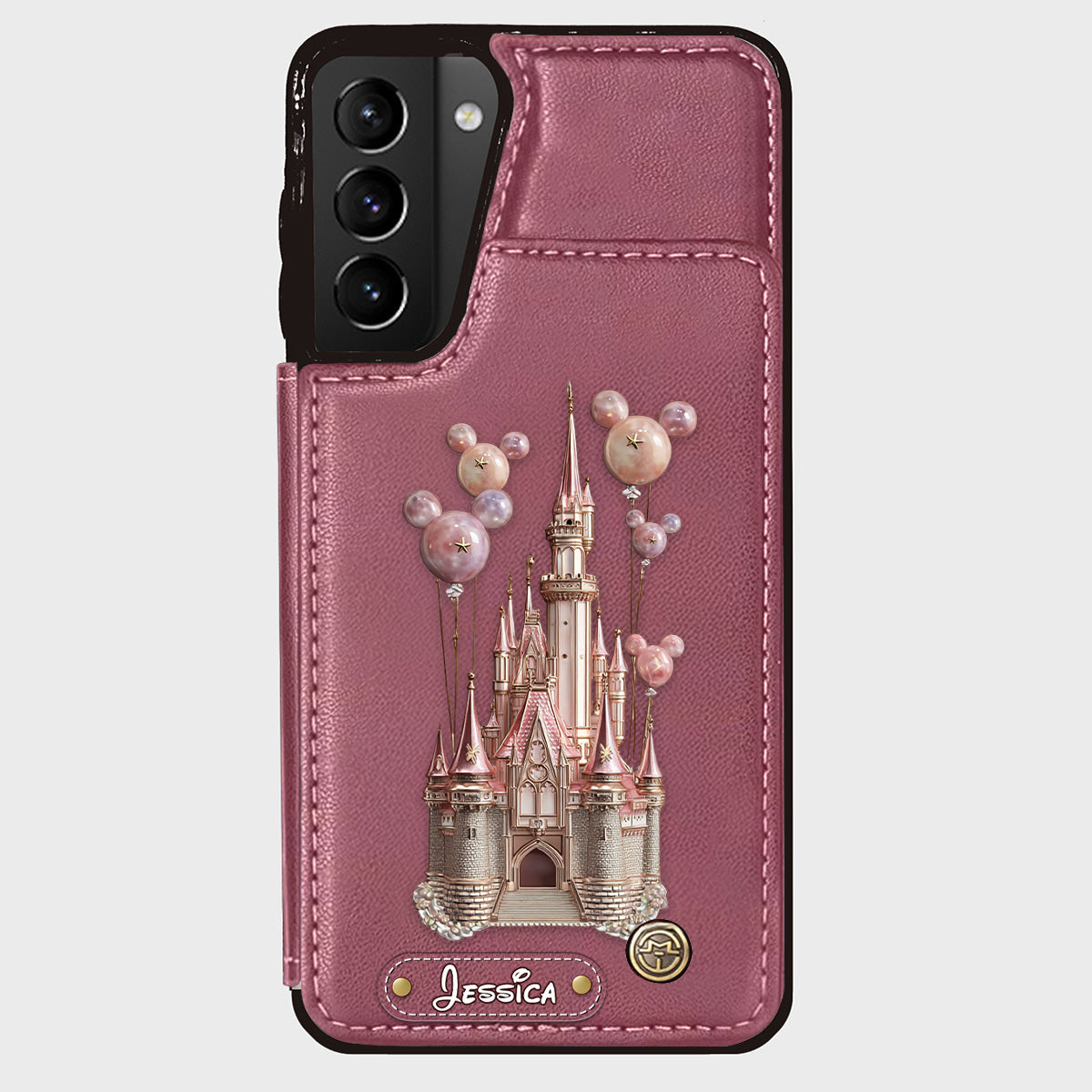 Believe In Magic - Personalized Mouse Wallet Phone Case