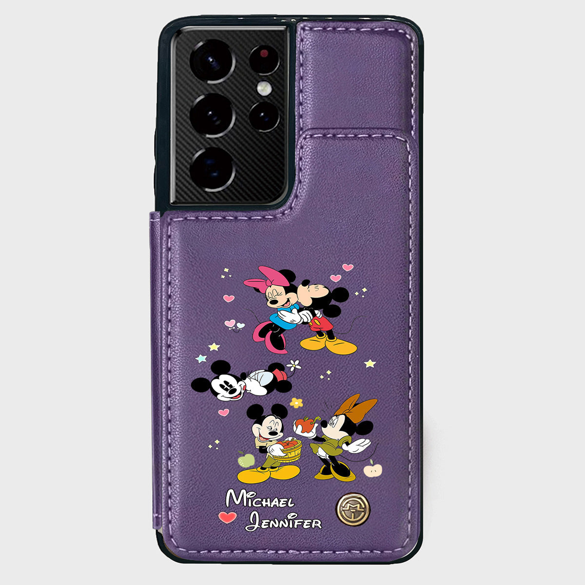 Big Ears Duo - Personalized Mouse Wallet Phone Case